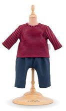 Odjeća za lutke - Odjeća Striped T-shirt & Pants Mon Grand Poupon Corolle za lutku od 36 cm od 24 mjeseca_1