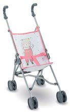 Kinderwagen für Puppe ab 18 Monaten - Faltbarer Puppenwagen Umbrella Stroller Mon Grand Poupon Corolle Canne Pink für 36-42 cm große Puppe ab 24 Monaten_0