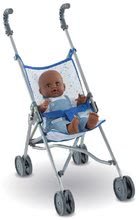 Kinderwagen für Puppe ab 18 Monaten - Faltbarer Puppenwagen Umbrella Stroller Mon Grand Poupon Corolle Canne Blue für 36-42 cm große Puppe ab 24 Monaten_3