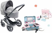 Zestaw wózek i kosmetyczny kuferek Cybex Landau 3w1 Priam Corolle z torebką i kosmetykami