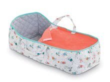 Játékbaba kiságyak és bölcsők - Hordozható kiságy Carry Bed Coral Mon Grand Poupon Corolle 36-42 cm játékbaba részére 3 évtől_2