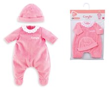 Oblečenie pre bábiky -  NA PREKLAD - Ropa de Pijama Rosa y Sombrero Mon Grand Poupon Corolle para muñecas de 36 cm desde 24 meses_2