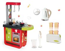 Cucine per bambini set - Set cucina Cherry Special Smoby con suoni e set di 3 elettrocomestici da cucina_13