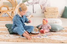 Akcesoria dla lalek - Tort urodzinowy Wooden Birthday Cake Corolle dla 36-42 cm lalki, 18 akcesoriów, od 24 miesiąca życia_2