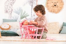 Játékbaba etetőszékek - Etetőszék High Chair Pink Corolle 36-42 cm játékbabának rózsaszín_0