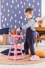 Stolčki za dojenčke - Stolček za hranjenje High Chair Pink Corolle za 36-42 cm punčko rožnati_6