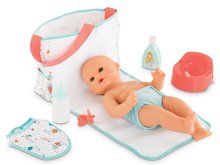 Dodatki za punčke in dojenčke - Previjalna torba s podlogo 2v1 Corolle za 36-42 cm dojenčka 7 dodatkov od 24 mes_0