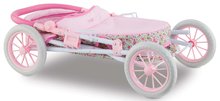 Passeggini dai 18 mesi - Carrozzina con borsa fasciatoio Carriage Floral Corolle pieghevole per bambola da 36-52 cm regolabile in altezza_1