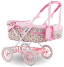 Kinderwagen für Puppe ab 18 Monaten - Kinderwagen mit Wickeltasche Carriage Floral Corolle zusammenklappbar für 36-52 cm Puppe, höhenverstellbar_2