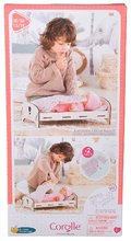 Postieľky a kolísky pre bábiky - Drevená postieľka Wooden Bed Floral Corolle pre 30-36 cm bábiku_19
