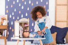 Oblečenie pre bábiky - Šatníková skriňa Wooden Dressing Room Corolle pre 30-36 cm bábiku a 3 vešiaky drevená_3