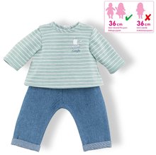 Játékbaba ruhák - Ruha szett Pants & T-Shirt Sailor Bords de Loire Mon Grand Poupon Corolle 36 cm játékbabára 24 hó-tól_2