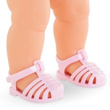 Oblačila za punčke - Čevlji Sandals Pink Mon Grand Poupon Corolle za 36 cm dojenčka od 24 mes_0