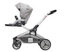 Otroški vozički - Voziček za dva dojenčka Red Castle Evolutwin® Grey prilagodljiv s popolno opremo in palerino_4