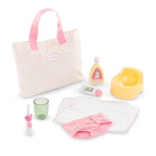 Prebaľovacia taška pre bábiku Changing Accessories Set Tulips Corolle