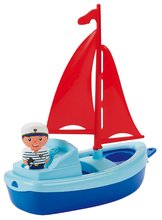 Vapoare si barci - Barcuță cu pânză și marinar Écoiffier 13 cm albastru/verde 2x bucăți de la 18 luni_0