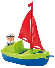 Loďky a člnky k vode -  NA PREKLAD - Plachetnica s námorníkom Écoiffier 13 cm modrá/zelená 2 kusy od 18 mes_1