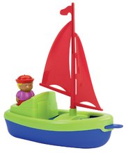 Vapoare si barci - Barcă cu pânză şi marinar Écoiffier albastră-verde de la 18 luni_0
