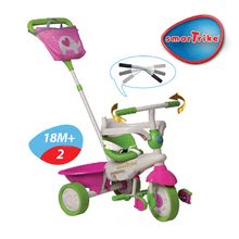 Tricikli za djecu od 10 mjeseci - Tricikl Safari Elephant Touch Steering smarTrike sa suncobranom, ružičasto-zeleni od 10 mjes_1