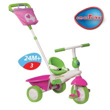 Tricikli za djecu od 10 mjeseci - Tricikl Safari Elephant Touch Steering smarTrike sa suncobranom, ružičasto-zeleni od 10 mjes_2