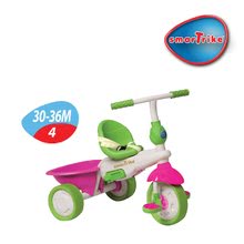 Tricikli za djecu od 10 mjeseci - Tricikl Safari Elephant Touch Steering smarTrike sa suncobranom, ružičasto-zeleni od 10 mjes_3