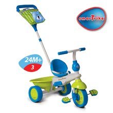 Tricikli za djecu od 10 mjeseci - Tricikl Safari Bear TouchSteering smarTrike zeleno-plavi od 10 mjeseci_2