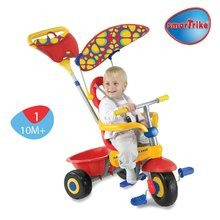 Trojkolky od 10 mesiacov - Trojkolka Plus Fresh smarTrike červeno-žltá od 10 mes_3