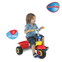 Trojkolky od 10 mesiacov - Trojkolka Plus Fresh smarTrike červeno-žltá od 10 mes_4