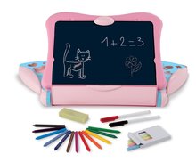 Produse vechi - Masa pentru desenat Hello Kitty Smoby cu mai multe functii si cu sabloane cu 28 de accesorii_1