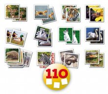 Pexeso - Pexeso Identic Memo Game Natura Educa 110 ks so zvieratami od 6 rokov_0