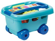 Jeux de construction pour les tout-petits - Chariot de traction avec construction Abrick Maxi Écoiffier avec des cubes colorés 30 pièces à partir de 18 mois_0