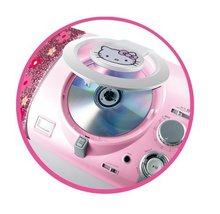 Staré položky - Hello Kitty music center Smoby rádio a CD přehrávač a MP3_3