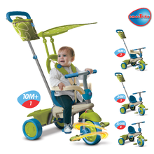 Trikes from 10 months - Vanilla Touch Steering smarTrike Kid Tricycle green-blue, 10 months and over_0