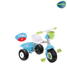 Triciclete de la 15 luni - Tricicletă smarTrike Cupcake albastru-verde cu mâner de ghidat de la 15 luni_1