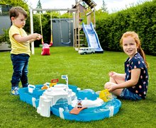 Circuits à eau pour enfants - Piste d'eau Polar AquaPlay Station de recherche avec une pompe à eau au pôle Nord avec un ours polaire dans un bateau et 2 figurines_3