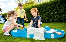 Wasserstraßen für Kinder - Wasserstraße AquaPlay Polarforschungsstation mit Wasserpumpe auf einem Nordfeld mit Eisbär im Boot 2 Figuren Polar_5