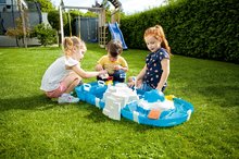 Circuits à eau pour enfants - Piste d'eau Polar AquaPlay Station de recherche avec une pompe à eau au pôle Nord avec un ours polaire dans un bateau et 2 figurines_10