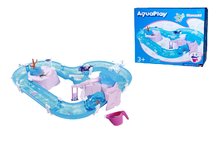Piste de apă pentru copii - Pistă de apă în formă de inimioară cu leagăn și ascunzătoare Mermaid AquaPlay cu autocolante impermeabile și 2 sirene de la 3 ani AQ1523_5