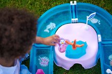 Vízi pályák gyerekeknek - Szív alakú vízi pálya hintával és rejtekhellyel Mermaid AquaPlay vízhatlan matricákkal és 2 sellő figura 3 évtől_19