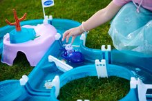 Piste de apă pentru copii - Pistă de apă în formă de inimioară cu leagăn și ascunzătoare Mermaid AquaPlay cu autocolante impermeabile și 2 sirene de la 3 ani AQ1523_23