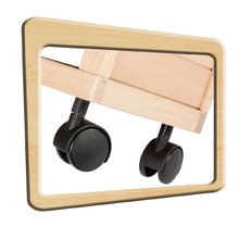 Staré položky - Drevená kuchynka Bois Smoby 85 cm vysoká s 28 doplnkami_4