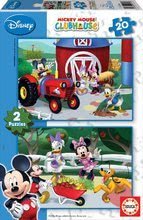 Dětské puzzle do 100 dílků - Puzzle Disney Mickey Mouse Educa 2x20 dílů_0