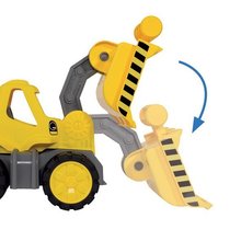 Sandautos - Maxi Bolide Smoby 3 Spielzeugautos Set Kipper, Bulldozer und Bagger Länge 42 cm_0