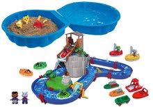 Bootsstraßen-Sets für Kinder - Wasserstraßen-Set Adventure Land AquaPlay Abenteuer unter dem Wasserfall mit Sandkasten und Booten_37