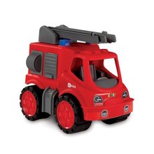 Staré položky - Súprava 3 autíčok Maxi Bolide Smoby sanitka, hasičské a smetiarske auto dĺžka 45 cm_4