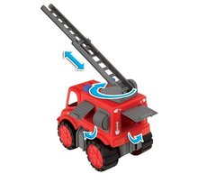 Staré položky - Súprava 3 autíčok Maxi Bolide Smoby sanitka, hasičské a smetiarske auto dĺžka 45 cm_8