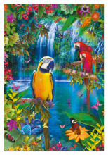 Puzzle 500 dielne -  NA PREKLAD - Puzzle Genuino Pájaro Tierra Tropical Educa 500 piezas desde 11 años_0