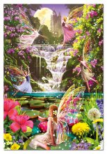 500 delne puzzle - Puzzle Genuine Waterfall Fairies Educa 500 delov od 11 leta_0