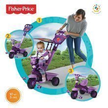 Tricikli za djecu od 10 mjeseci - SMART TRIKE1570133 Fisher-price trojkolka Royal Purple + 10 mesiacov do 36 mesiacov _0