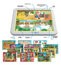 Interaktivní hračky - Tablet elektronický Cuenta Cuentos Educa se 4 pohádkami a aktivitami ve španělštině od 2 let_0